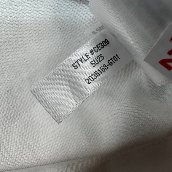 J.Crew Essential Short-Sleeve Crewneck Tee WMNS XS White Pullover Stretch Cotton - Picture 7 of 8